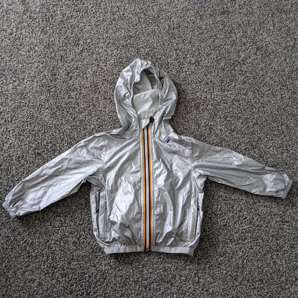 K-Way Le Vrai 3.0 Silver kids jacket 12 mos
